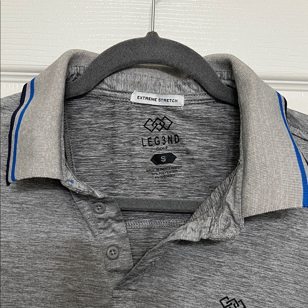 Legend Golf Gray Polo Shirt